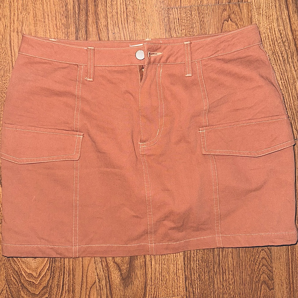 RSQ Tan / Brown Cotton Skirt